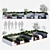 Parklet Oasis - Serene Recreation in Urban Parks 3D model small image 4