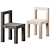 Elegant Upholstered Dining Chair 3D model small image 1