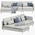 Modern Comfort: IKEA Soderhamn Sofa 3D model small image 5