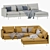 Modern Comfort: IKEA Soderhamn Sofa 3D model small image 7