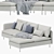 Modern Comfort: IKEA Soderhamn Sofa 3D model small image 2