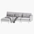 Modern Comfort: IKEA Soderhamn Sofa 3D model small image 3