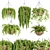 Hanging Plant Collection: Stylish PBR Creations 3D model small image 1