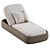 Manutti Kobo Lounger: Stylish Modern Outdoor Furniture 3D model small image 1