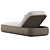 Manutti Kobo Lounger: Stylish Modern Outdoor Furniture 3D model small image 3