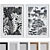 Modern Animal and Plant Picture Frame Set 3D model small image 1