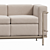 Le Corbusier LC2 3-Seater Sofa 3D model small image 4