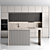 Modern Kitchen Design 3D Model 3D model small image 1