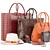 Versatile Set of Stylish Bags 3D model small image 3