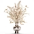 Elegant White Reed Floral Arrangement 3D model small image 1