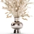 Elegant White Reed Floral Arrangement 3D model small image 4