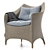 Elevated Comfort: AMARI VITA Lounge Chair 3D model small image 1