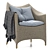 Elevated Comfort: AMARI VITA Lounge Chair 3D model small image 3
