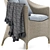 Elevated Comfort: AMARI VITA Lounge Chair 3D model small image 5