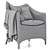 Elevated Comfort: AMARI VITA Lounge Chair 3D model small image 7