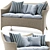 AMARI VITA 2-Seat Sofa: Sleek & Stylish 3D model small image 1