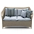 AMARI VITA 2-Seat Sofa: Sleek & Stylish 3D model small image 3