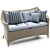 AMARI VITA 2-Seat Sofa: Sleek & Stylish 3D model small image 5