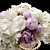 Elegant Floral Basket 3D model small image 4