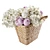 Elegant Floral Basket 3D model small image 5