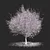 Elegant Spring Tree Sculpture 3D model small image 3