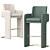 Odisseia Bar Chair: Stylish and Functional 3D model small image 6