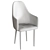 Modern Metal OM Chair 3D model small image 4