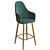 Dagny Bar Chair - Stylish and Comfortable 3D model small image 1