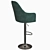 Dagny Chrome OM Chair 3D model small image 2