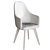 Dagny Array Standard OM - Stylish Chair with Soft Seat and Solid Wood Legs 3D model small image 5