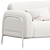 Luxury Lounge Two-Seater Sofa 3D model small image 3