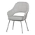 Elegant Saarinen Arm Chair 3D model small image 2