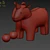 Magical Unicorn Pouf 3D model small image 5