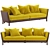 Elegant BRETAGNE Sofa: High-Quality & Versatile 3D model small image 2