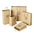 Multi-Sized Paper Bags Set 3D model small image 1
