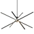 Modern Starburst Pendant Light 3D model small image 3