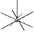 Modern Starburst Pendant Light 3D model small image 4