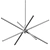 Modern Starburst Pendant Light 3D model small image 6