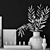Decorative Shelf with Vases and Books 3D model small image 7