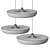 Elegant Cassini Pendant Lamp 3D model small image 3