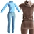 2020 Women's Sporty Tracksuit 3D model small image 7