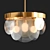 Elegant Glassy Romatti Chandelier 3D model small image 1