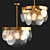 Elegant Glassy Romatti Chandelier 3D model small image 2