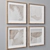 Elegant Frame Set: Wall Paintings 3D model small image 2