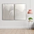 Elegant Plaster Dual Photo Frame - Interior Art 3D model small image 3