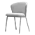 Billa Dining Chair: Elegant and Compact 3D model small image 4