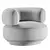 Split Armchair: Stylish and Functional 3D model small image 4