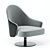 Sleek Swivel Armchair: LUDWIG 3D model small image 1