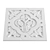 Samarkand Samani Palace Carved Gypsum Panel 3D model small image 1