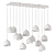 Colbert 14-Light Geometric Chandelier 3D model small image 2